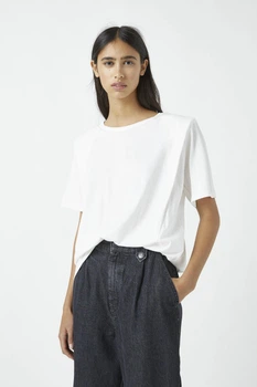 Футболка Pull & Bear білий WTLNA449 S