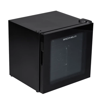 Винная шафа Grunhelm GWC-14, черный, 14 бутылок 50см, для хранения вина и напитков в дом.