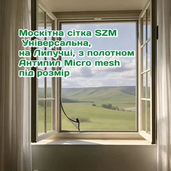 Москитная сетка SZM Антипыль Оконная на Липучке, 1 м кв.