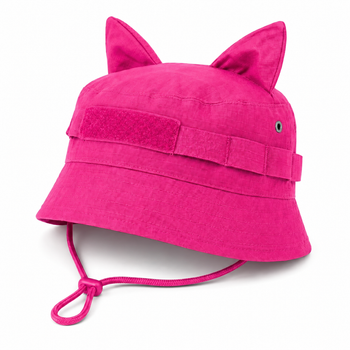 Панама Basic трансформер з вушками Pink 60