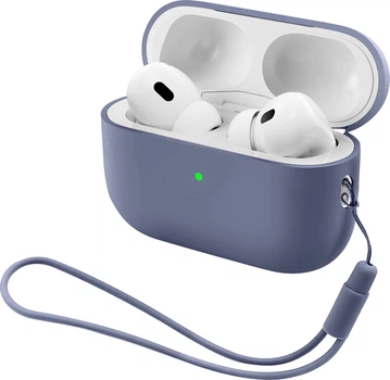 Чехол ArmorStandart Silicone Case with straps для Apple AirPods Pro 3 Dark Purple (ARM91280)