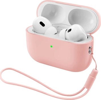 Чехол ArmorStandart Silicone Case with straps для Apple AirPods Pro 3 Pink (ARM91283)