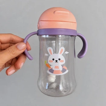 Поильник непроливайка с трубочкой 350 ml