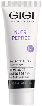 Крем для обличчя Gigi Nutri Peptide 10% Lactic Cream освітлювальний 50 мл (7290015443791)