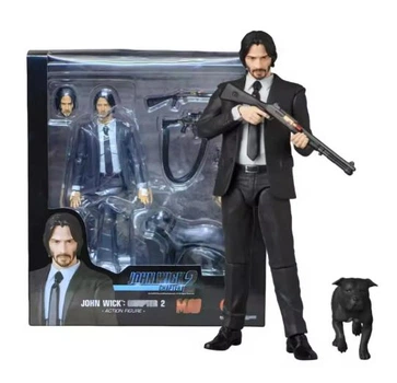 Фігурка ігрова колекційна Джон Уік з собакою. John Wick Chapter 2 with Dog Action Figure.