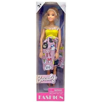 Кукла беременная Fashion: Beauty 29 см (Желтый) MIC ST9986-5