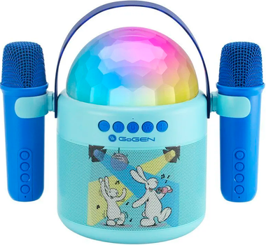 Портативна колонка з караоке GoGEN Bob a Bobek Disco Blue  (8590393439386)