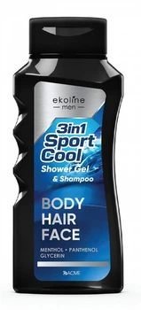 Гель-шампунь 3в1 ACME EkoLine Men Sport Cool 400 мл (4823115508072)