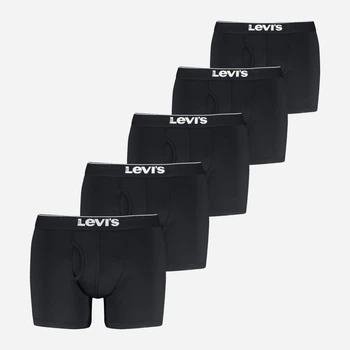 Набор трусов боксеров мужских Levi`s 318380260 XL 5 шт Черный (1159864045)
