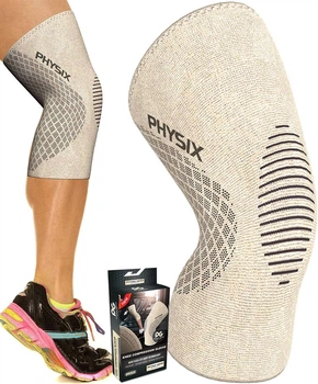 Компрессионный наколенник Physix Gear для баскетбола и тяжелой атлетики (XXL)