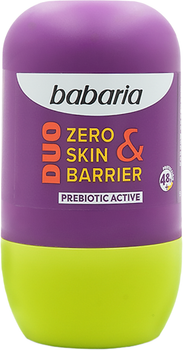 Роликовый дезодорант Babaria Zero с пробиотиками для чувствительной кожи 50 мл (8410412120609)
