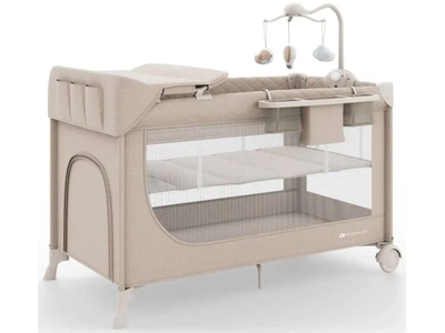 Кровать-манеж с пеленатором Leody Up, Kinderkraft (Beige), 00-00305404 (KCLEODUPBEG00AC)