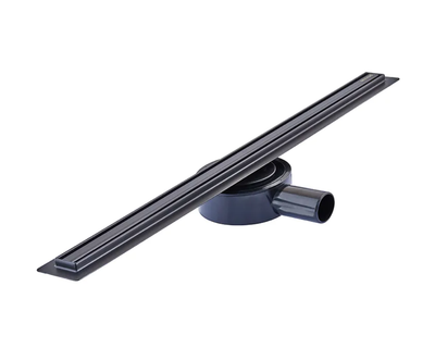 Лінійний душовий трап MIXXUS Drain-05 Slim Black 600 мм, нержавіюча сталь SUS304