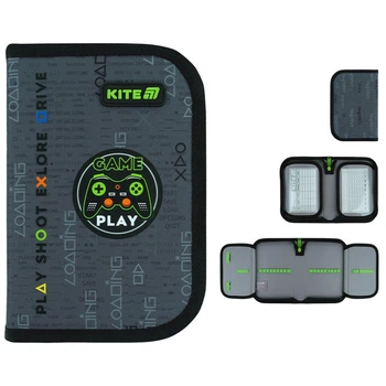 Пенал без наповнення Kite Good Game K26-622-2, 1 відділення, 2 відвороти