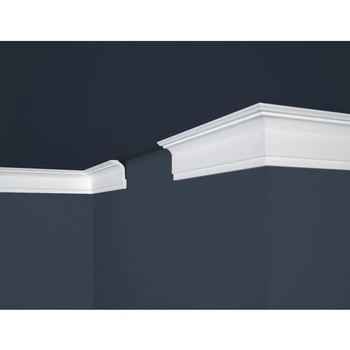 Плинтус потолочный Marbet LUX E-35 67*45 мм 2 м