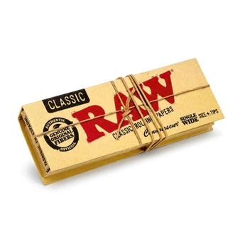Бумага для самокруток RAW REGULAR + FILTER TIPS /24
