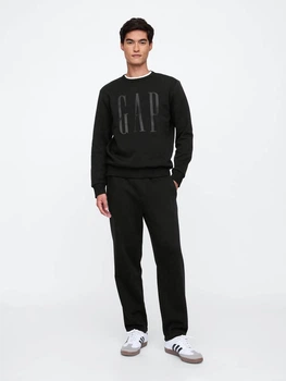 Спортивний костюм на флісі утеплений чоловічий GAP 49618316 S Чорний (1159863963)