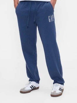 Спортивные штаны на флисе утепленные мужские GAP 474947894 S Синие (1159863662)