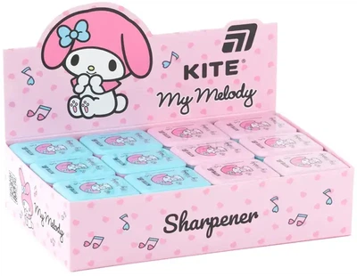 Набор точилок для карандашей Kite HK My Melody с контейнером ассорти цветов 24 шт (HK26-116)