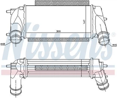Інтеркулер Nissens 96498