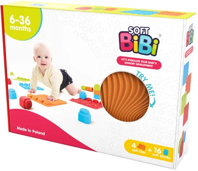 Мягкий конструктор BiBi Soft кубики + коврики (70210)