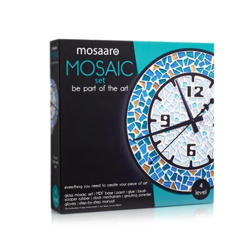 Набор для творчества Стеклянная мозаика Mosaaro. Clock (round) Часы (круглие) 300 мм (MA4001)