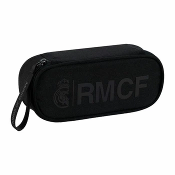 Пенал Kite RMCF "ФК Реал Мадрид" 22х8.5х4.5 см 1 отделение с внутренним карманом + прямоугольный органайзер на молнии черный (RL26-599)