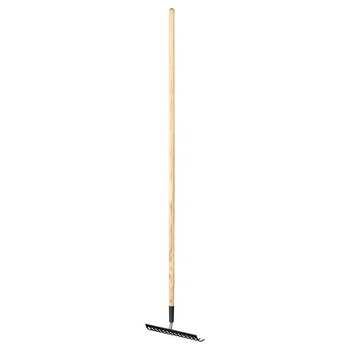 Граблі Fiskars Solid з дерев'яною ручкою 14 зубців (1011598)