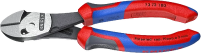 Кусачки бокові особливої потужності Knipex TwinForce 180 мм (73 72 180 BK)