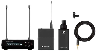 Zestaw kamerowy Sennheiser EW‑DP ENG SET (Q1‑6) z nadajnikiem Plug‑On i nadajnikiem miniaturowym z mikrofonem ME 2 470–526 MHz (4044155270426)