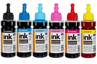 Комплект чернил ColorWay Epson L800 (6 х 100 мл) BK/С/M/LС/LM/Y (CW-EU800SET01)