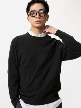 Джемпер мужской Uniqlo 113028943 M Черный (1159863419)