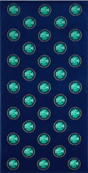 Полотенце хлопковое Lacoste пляжное 92х183 см Синее (1159863295)