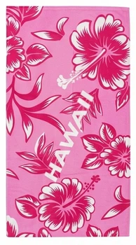 Пляжное полотенце LoveYouHome 75×150 см Гавайи Розовое (ly60220)