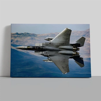 Интерьерная картина Истребитель F-15 Eagle, военная авиация, 28×42 см (id6647)