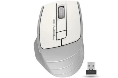Мышь A4Tech Fstyler FG30 2000dpi Grey+White, USB, Wireless