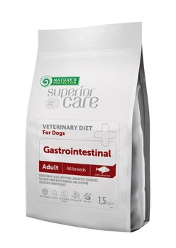 Сухой беззерновой корм для собак при заболеваниях ЖКТ Nature's Protection Superior Care Veterinary Diet Gastrointestinal White Fish Adult All Breeds с белой рыбой 1,5 кг