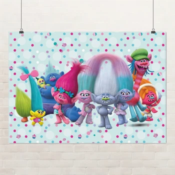 Постер Тролли, Trolls, декор в комнату ребенка, A3 30×42 см (id6596)