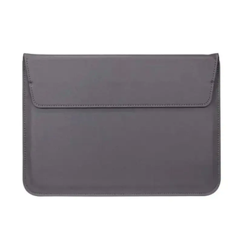 Чехол PU Sleeve Case для MacBook Air 13 дюймов серый силиконовый для защиты и хранения ноутбука