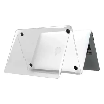 Чехол накладка Crystal Case защита от ударов и царапин для MacBook Pro 16.2 дюйма A2485 силиконовый прозрачный