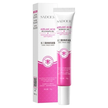 Омолаживающий гель для лица с экстрактом азелаиновой кислоты Sadoer Azelaic Acid Renewal Gel, 30 мл