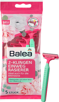 Станки для бритья женские Balea (2 лезвия) 10 шт
