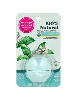 Бальзам для губ EOS, солодка м’ята, 7 г