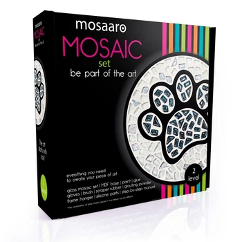 Набор для творчества Стеклянная мозаика Mosaaro «Black Paw. Черная лапа» (MA2031)