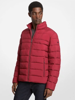 Куртка демисезонная мужская Michael Kors 876874505 L Бордовая (1159864119)