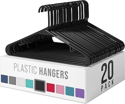 Пластиковые вешалки для одежды Heavy Duty 20 штук