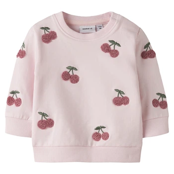 Свитшот Name it Sweet Cherries, цвет розовый, размер 56 (261.13254402.CPIN)