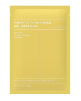 Гідрогелева маска Bio-collagen real deep Hydrating Pore Minimizing Firming з ніацинамідом 34мл