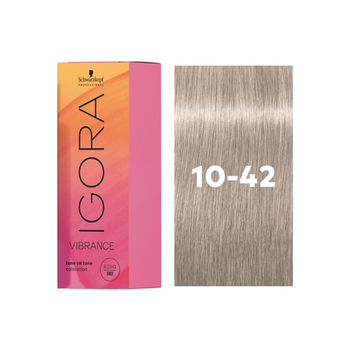 Фарба для волосся Schwarzkopf Igora Vibrance 10-42 Блондин бежевий попелястий 60 мл