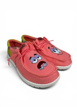 Мокасины Hey Dude Wally Funk Spongebob Patrick (42897-66U), Розовый, Размер 44 (US M11) 29 см